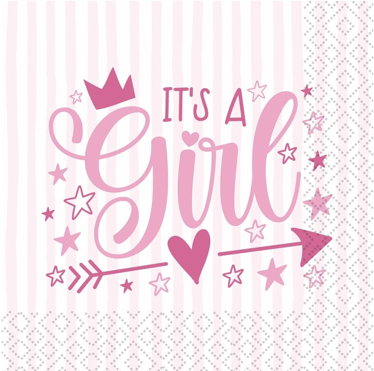 Girl - Luncheon Napkin