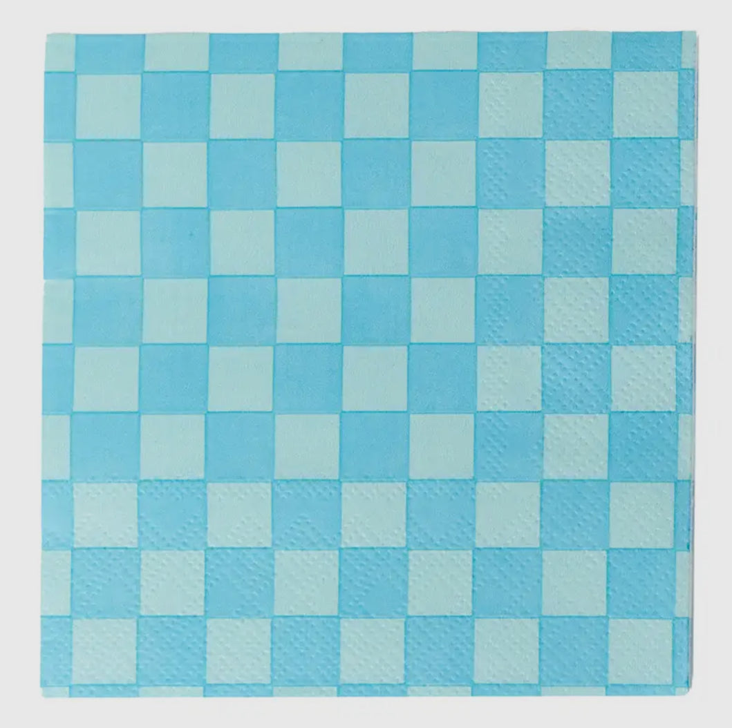 Check It Out Of The Blue Large Napkin