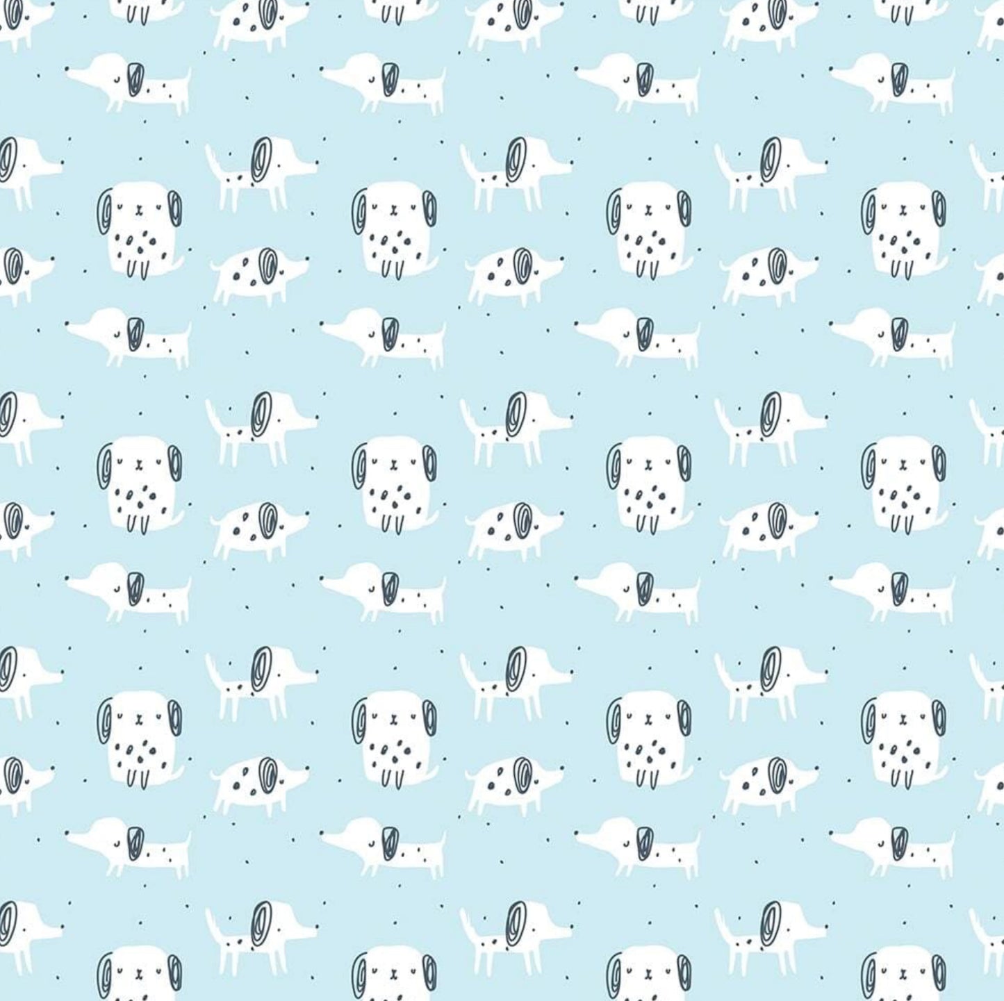 Puppy Dot Wrapping Paper