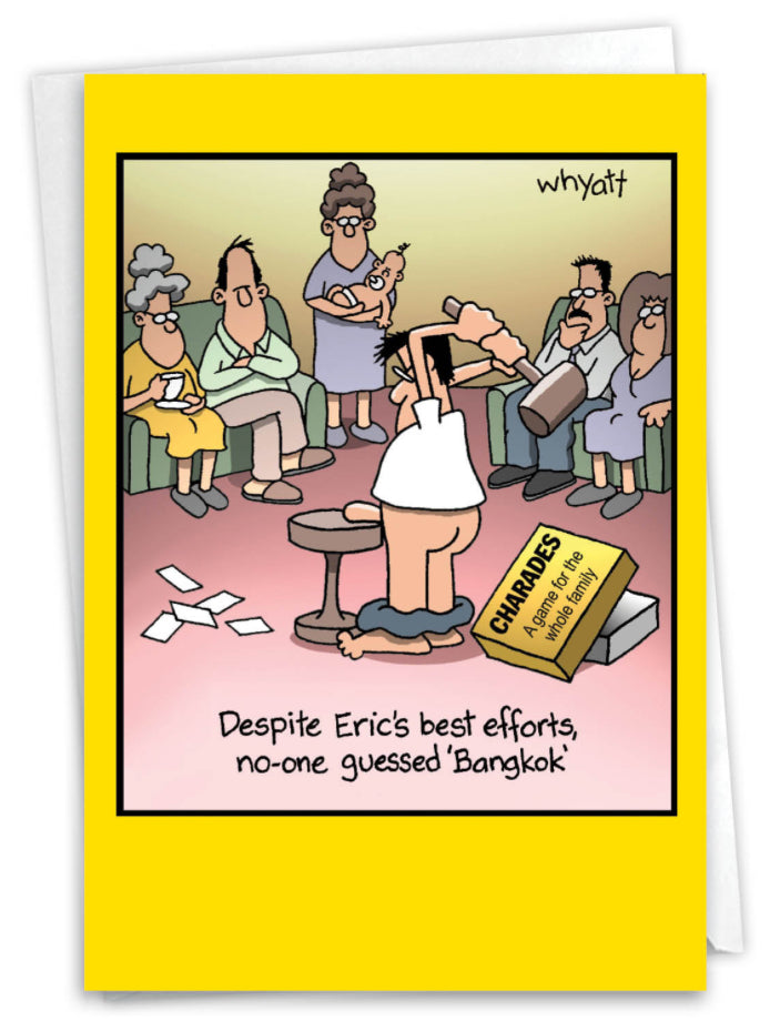 Despite Eric's Best Efforts, No-One Guessed "Bangkok".