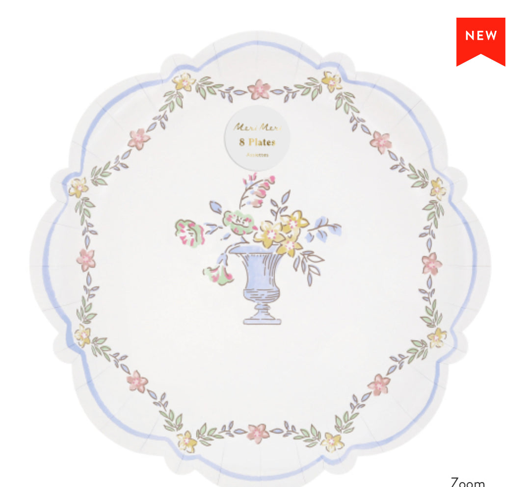 Chintz Border Dinner Plates|Meri Meri