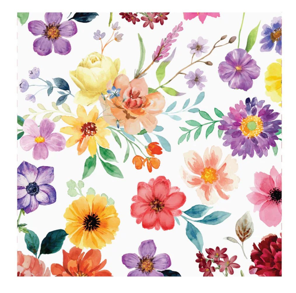 Mixed Floral Lunch Napkin
