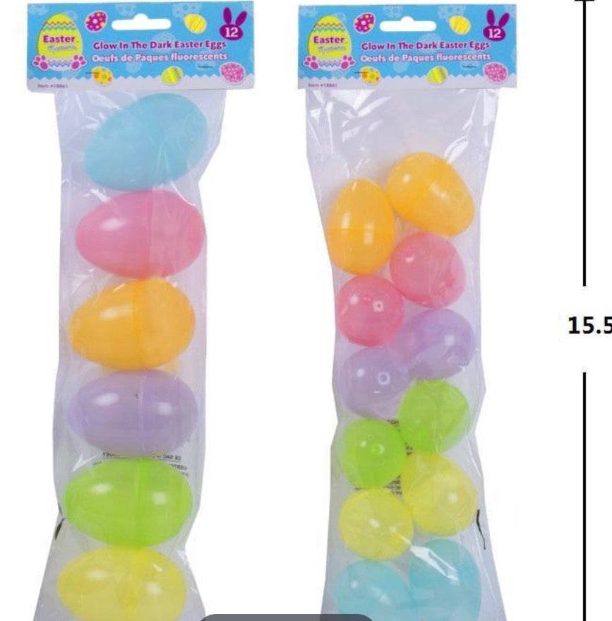 Easter 10pk Pastel Plastic Eggs, 2.5"