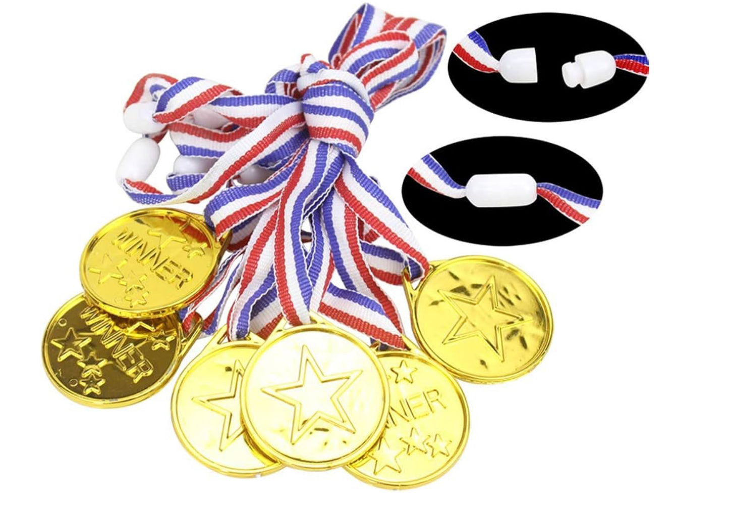Plastic Winner Award Medals Kids