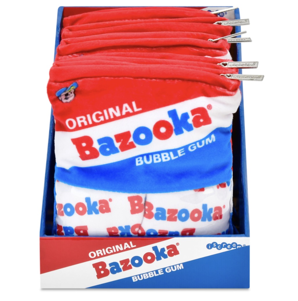 6" mini Bazooka Packaging Plush PDQ