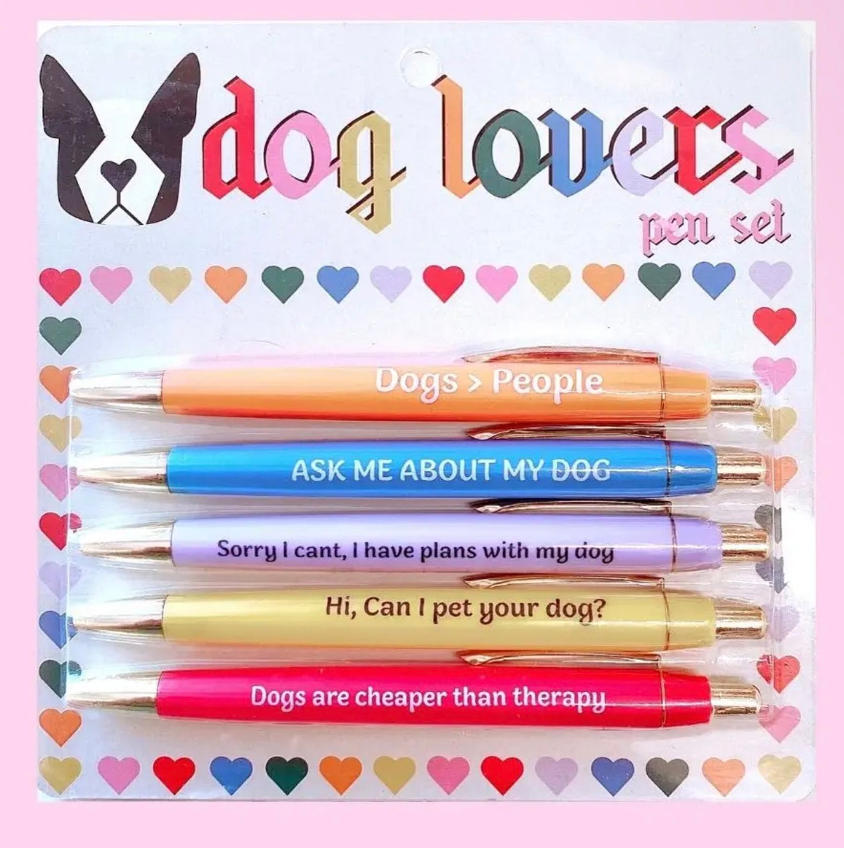 Dog Lovers Pen Set (Funny Gifts, Dog Mom Gifts, Novelty Pen)