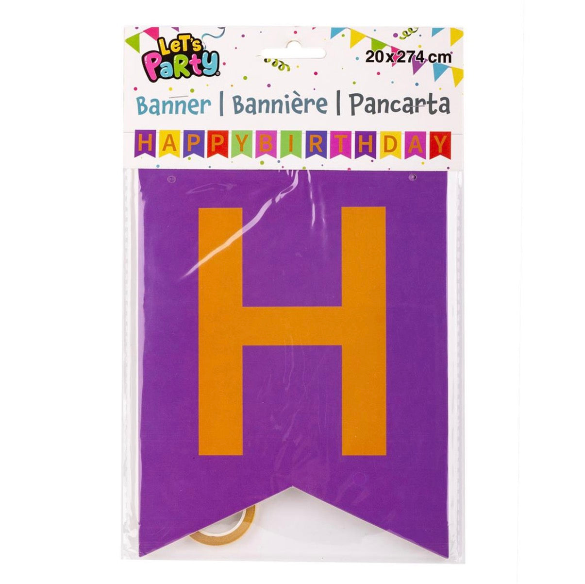 Happy birthday banner