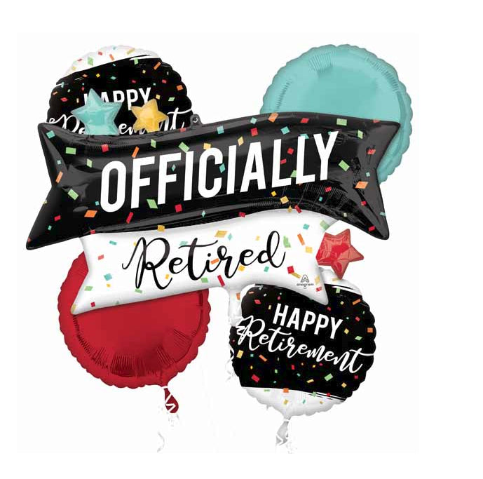Officially Retired Foil Balloon Bouquet