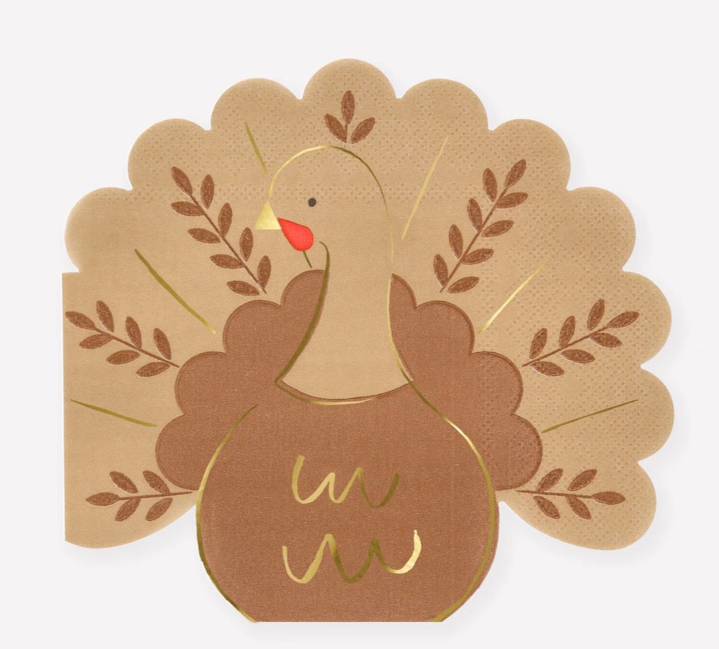 Folk Turkey Napkins - Meri Meri