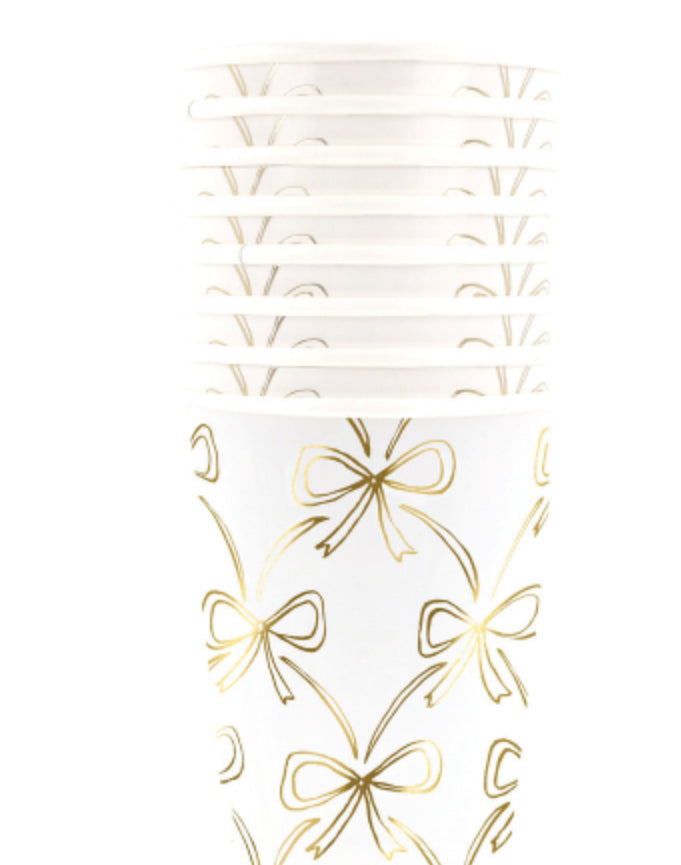 GOLD BOW CUPS|MERI MERI
