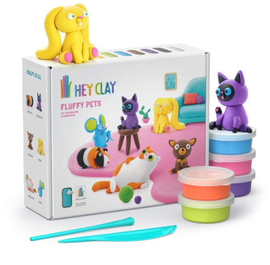 Hey Clay Fluffy Pets