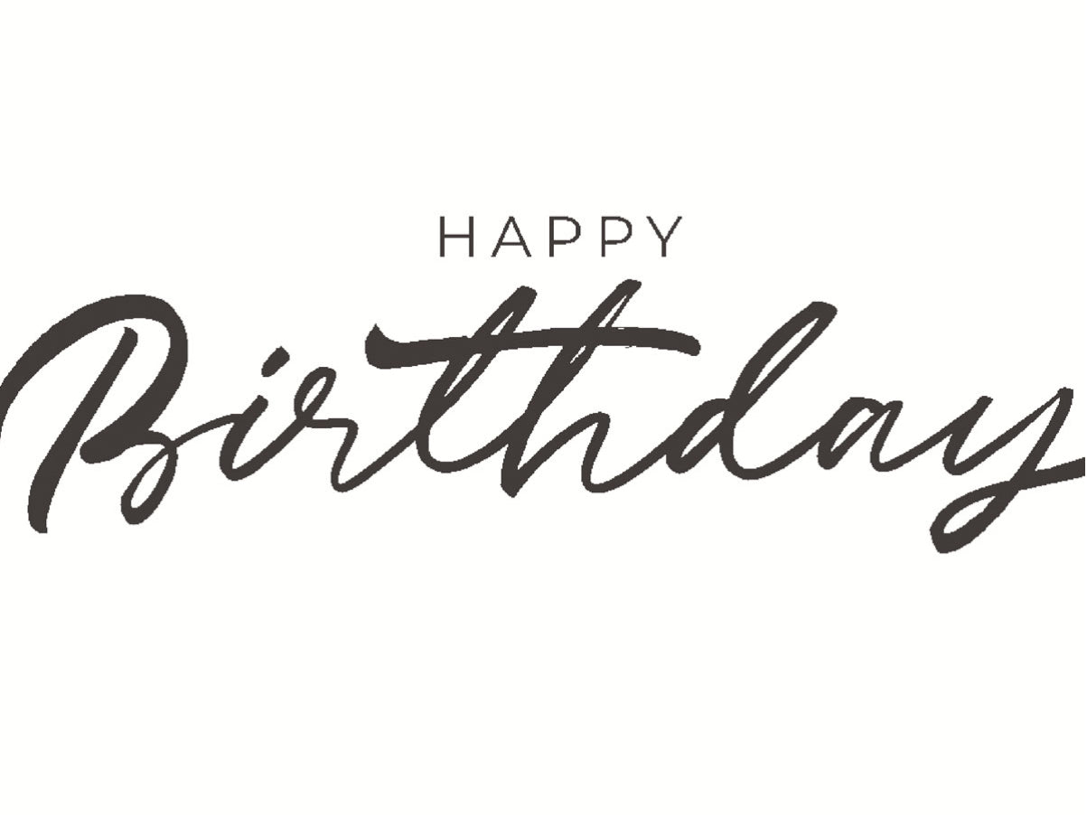 Happy Birthday Napkin