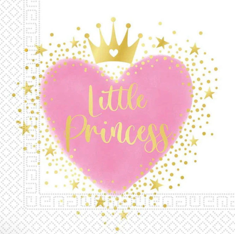 Little Princess Party Napkins Pack of 20