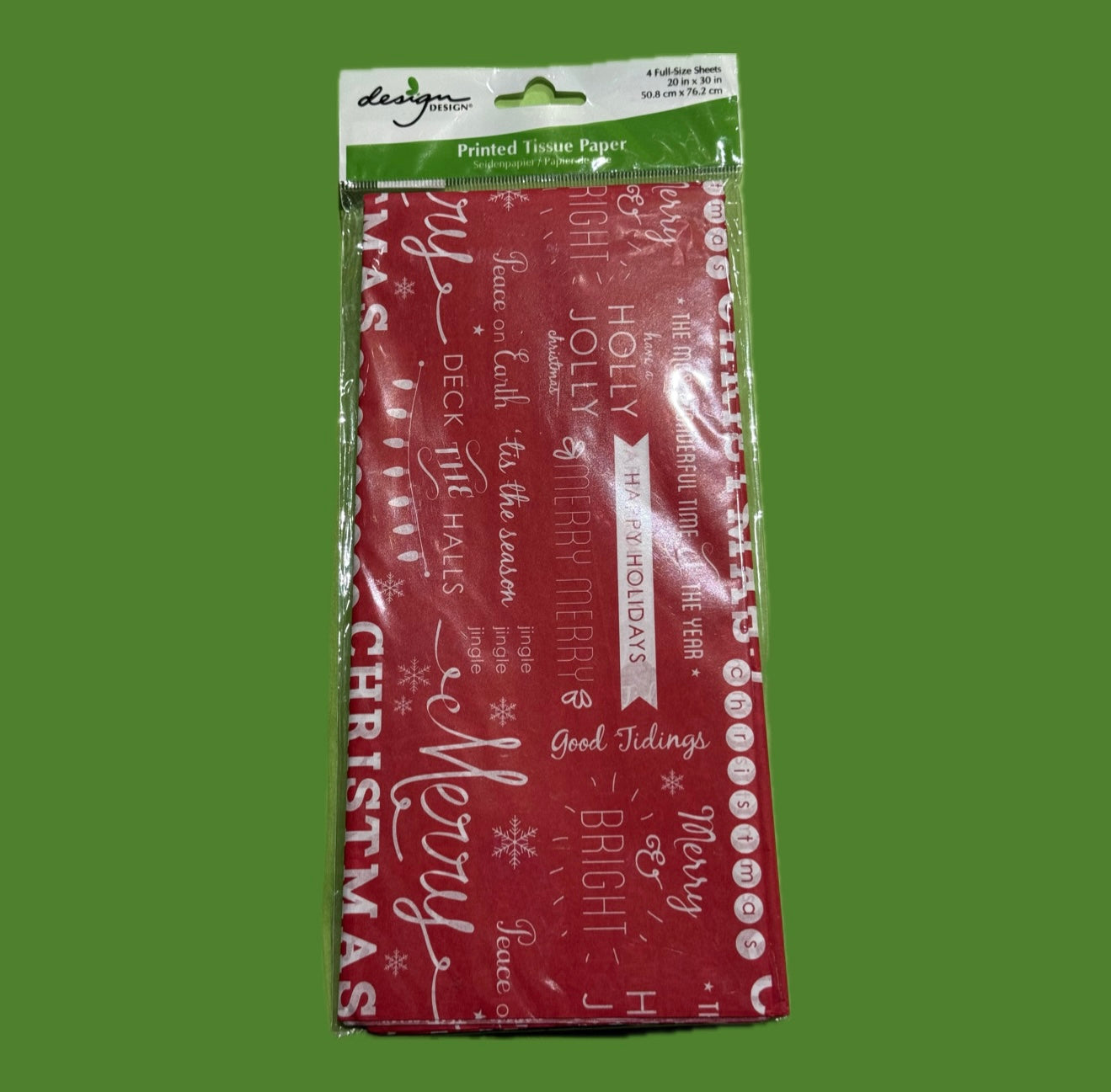 Christmas printed tissue paper