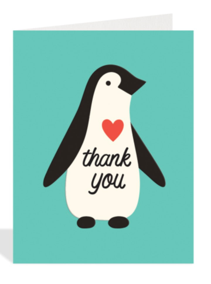 Thank You Penguin Mini Card