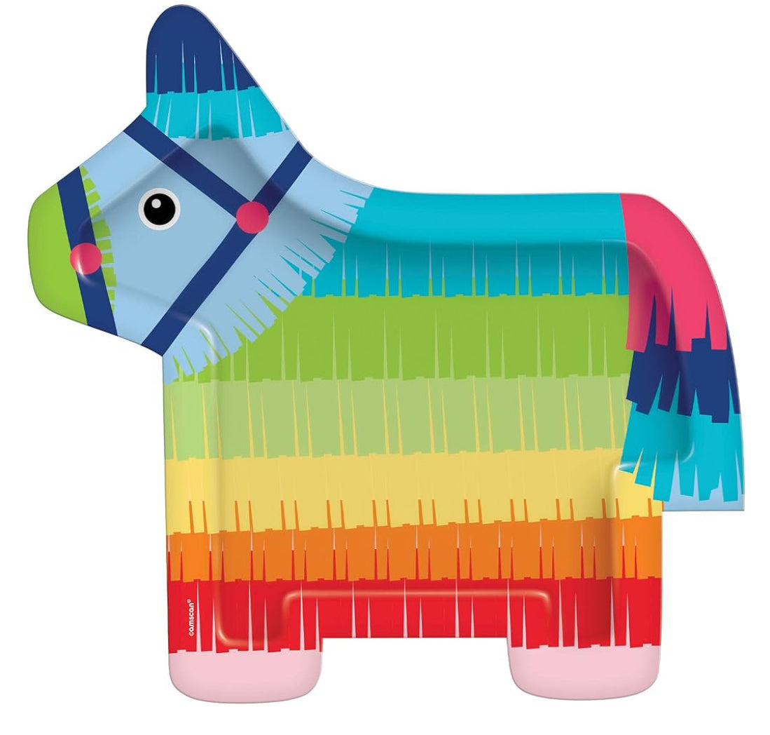 Donkey Paper Plates - 10 1/2" | Pack of 8