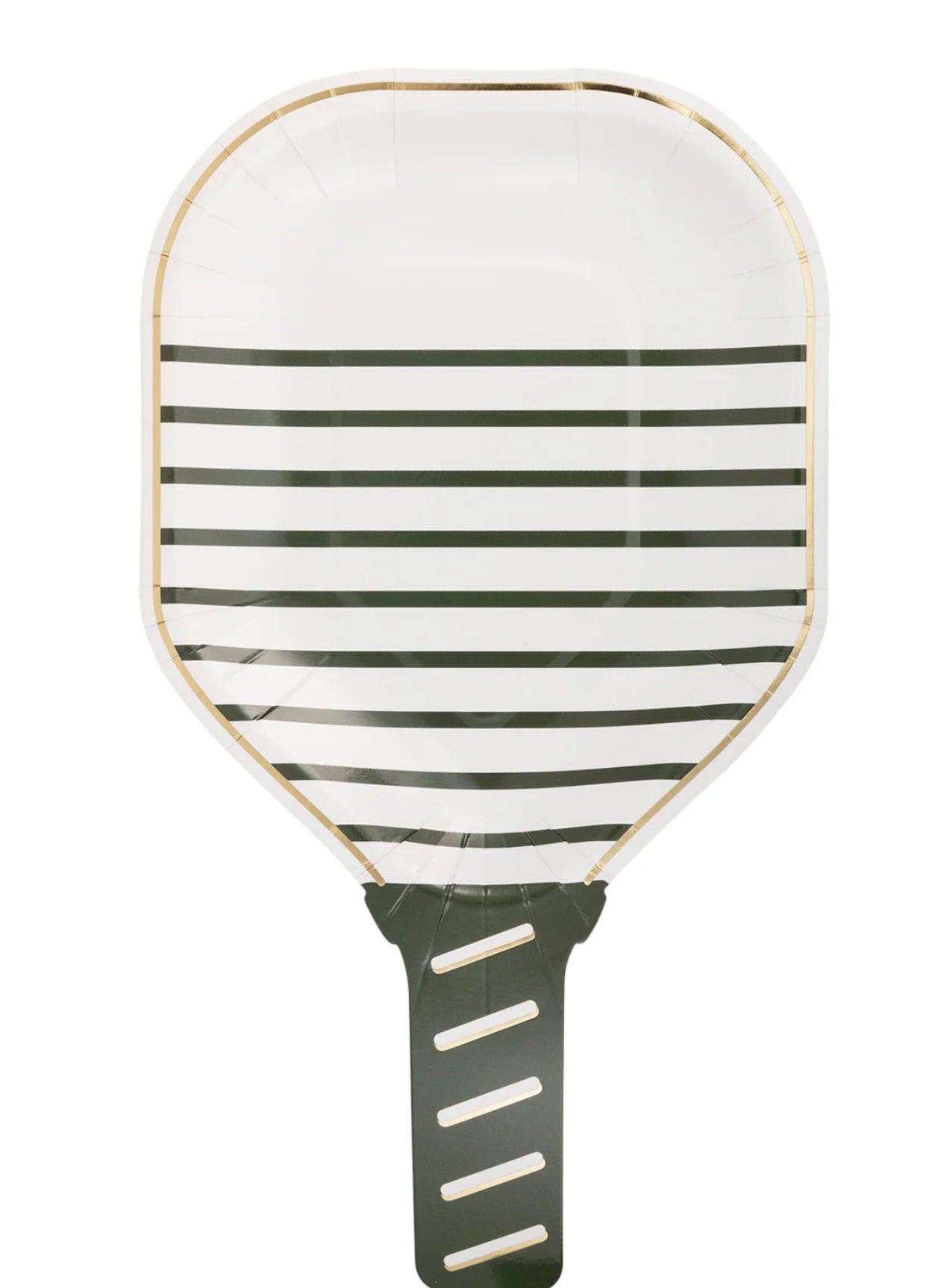 Pickleball paddle plate
