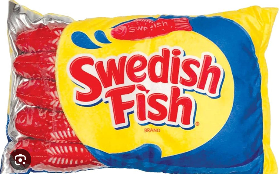 Swedish Fish Pillow