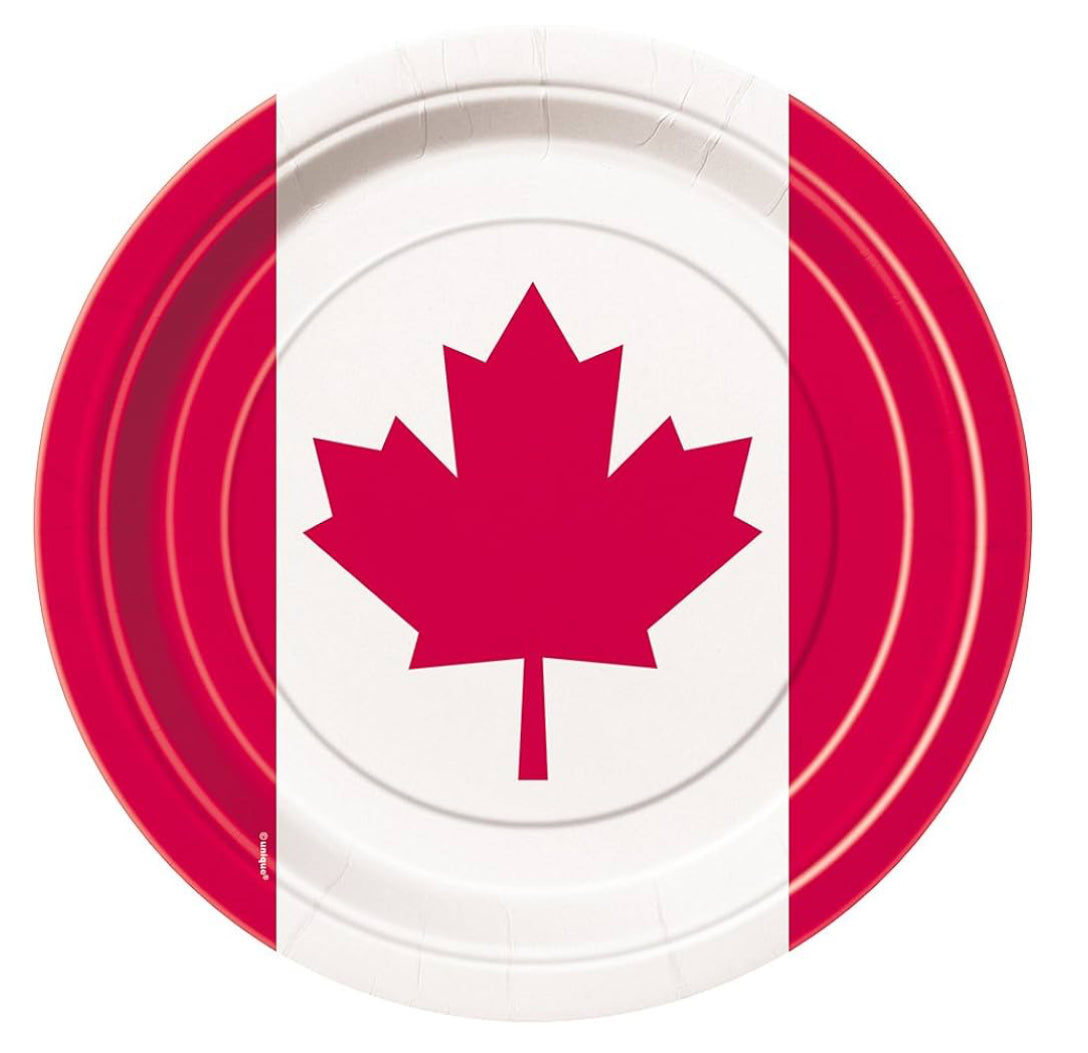 Canada Day Leaf Side Plate
