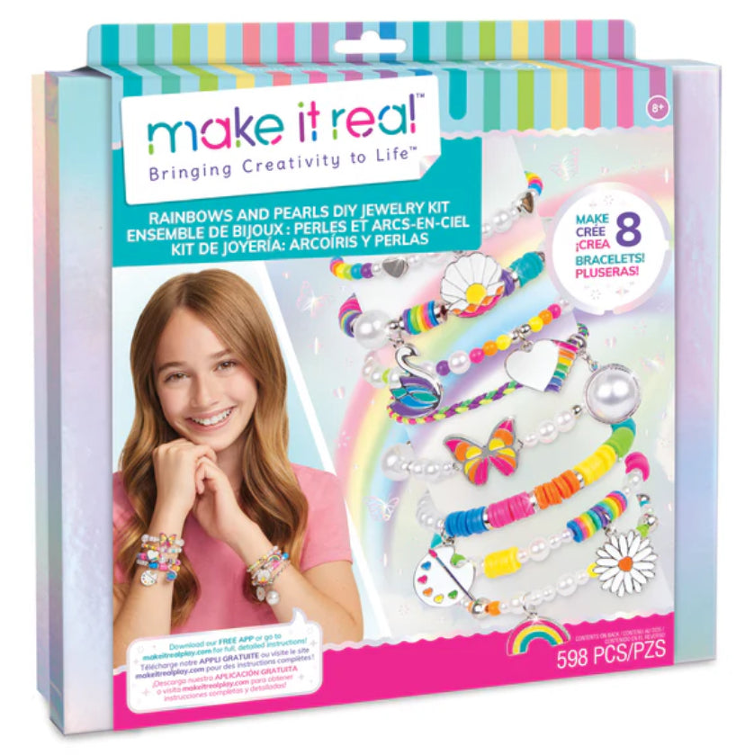 RAINBOWS AND PEARLS DIY JEWELRY KIT
