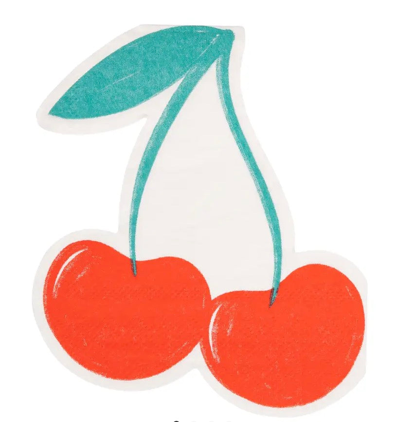 Cherry shaped napkin