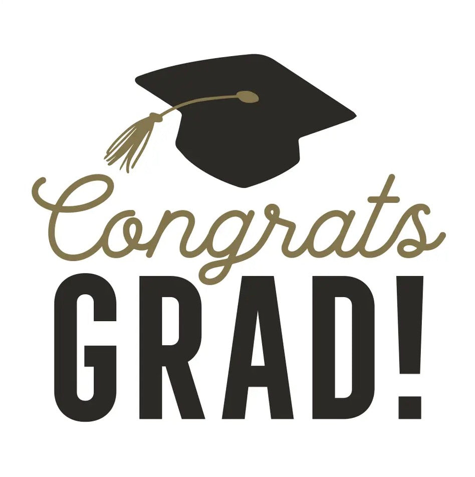 Graduation cocktail napkin