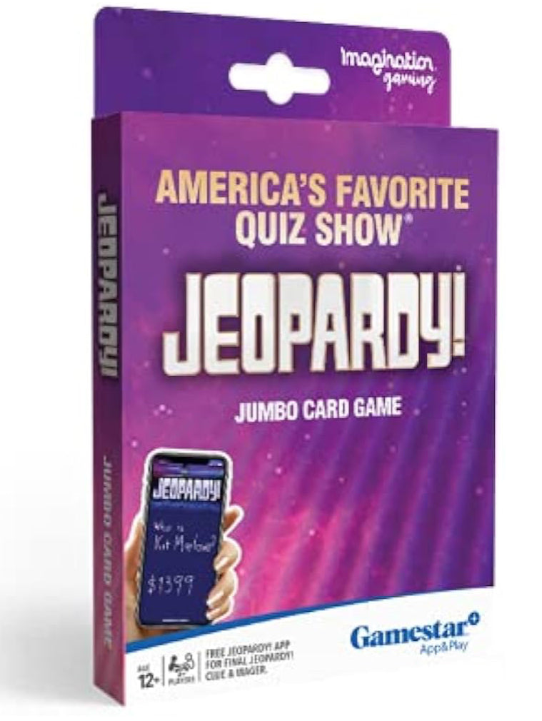Jeopardy Jumbo Card Game