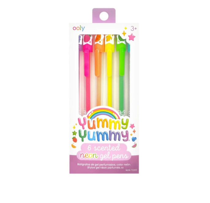 Pens Gel Scented Neon Set Of 6