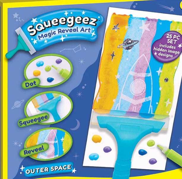 Creativity for Kids Outer Space Squeegeez Magic Reveal Art