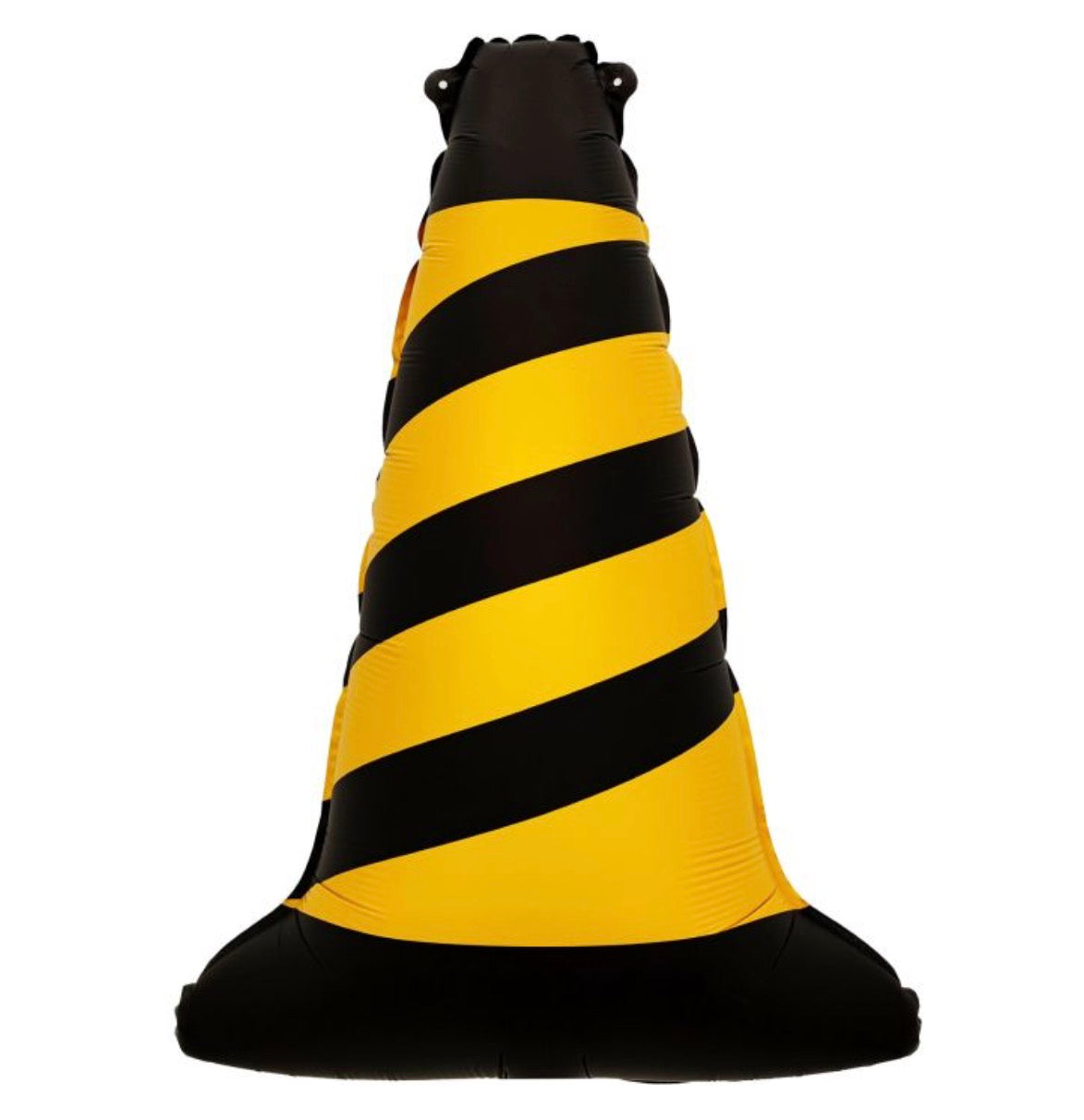26" Yellow Traffic Cone Balloon
