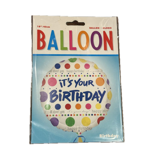It’s Your Birthday Confetti Foil Balloon