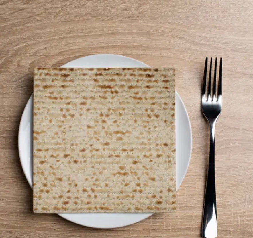 Matzoh cocktail napkin