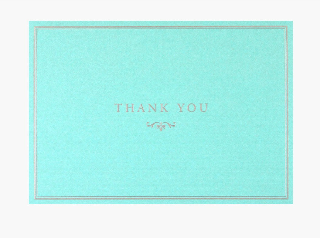 Blue Elegance Thank you notes