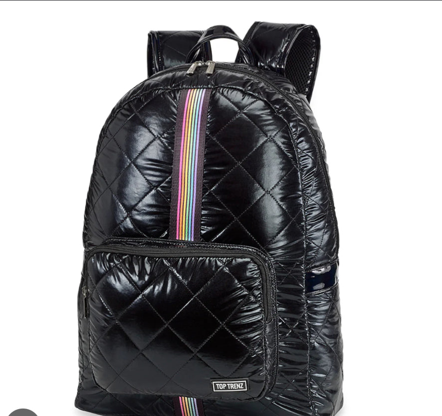 Top Trenz Black Backpack