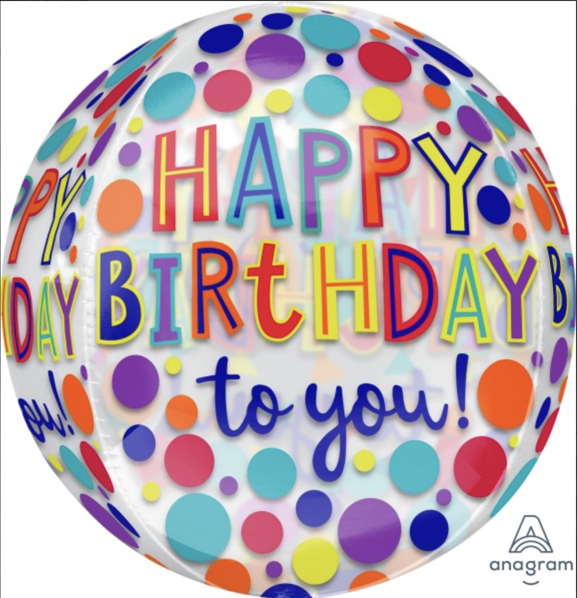 Happy Birthday to you balloon