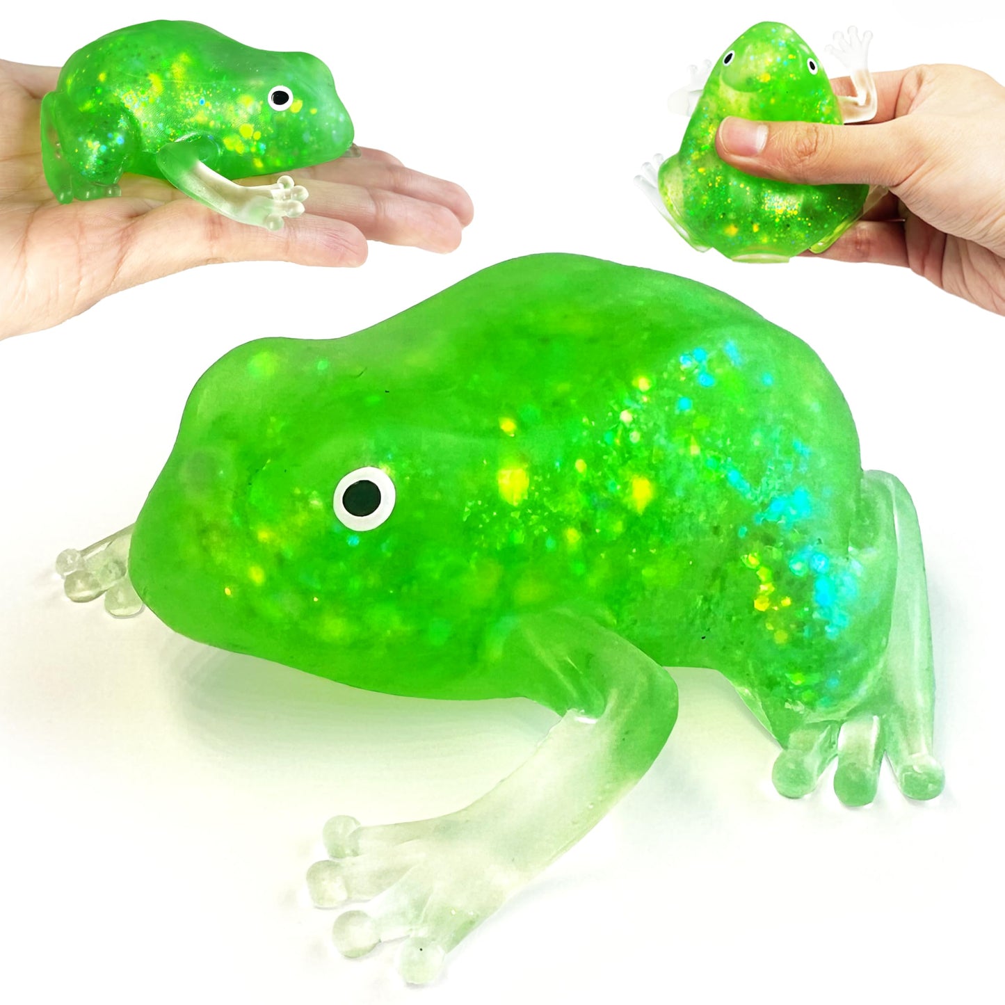 Slow rise squishy frog