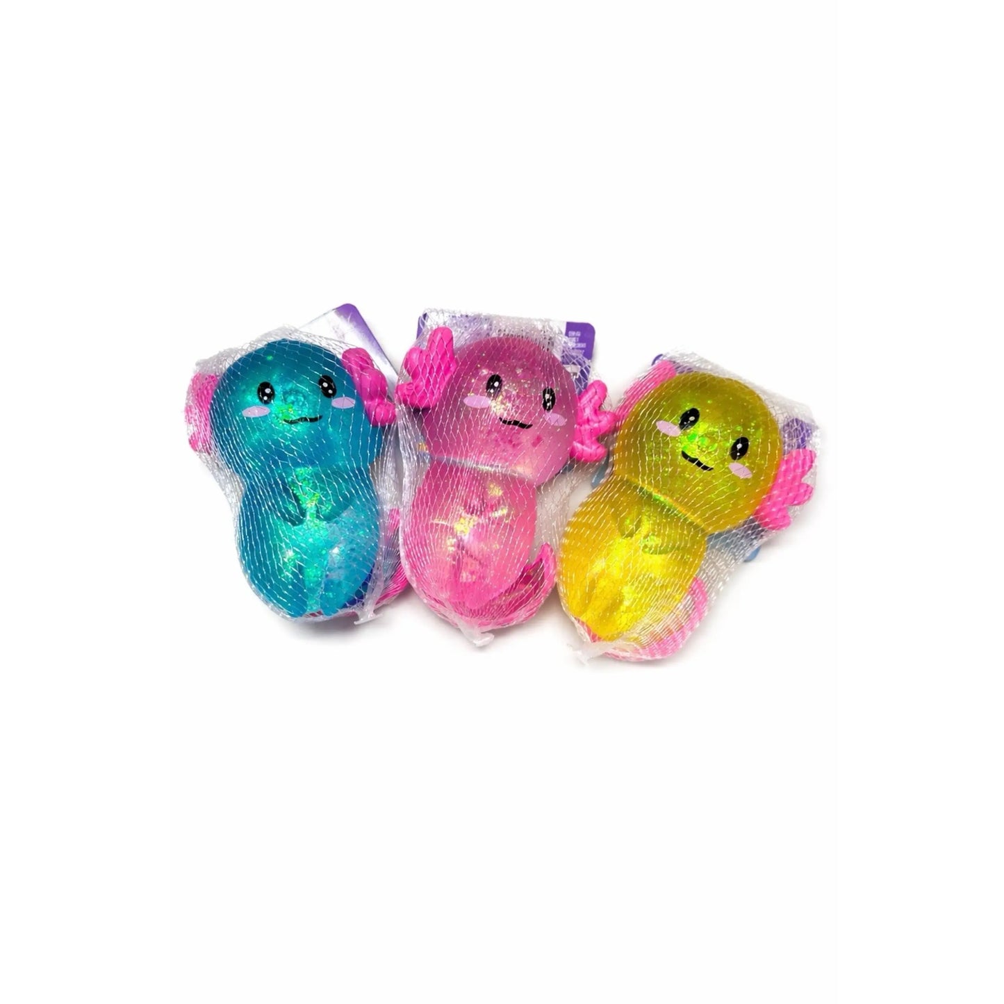 Slow rise squishy sparkle axolotl assorted