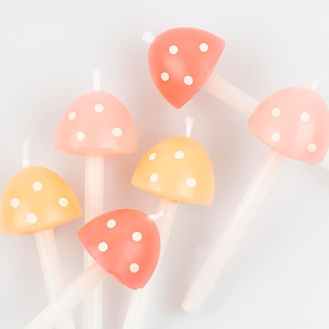 Mushroom candles
