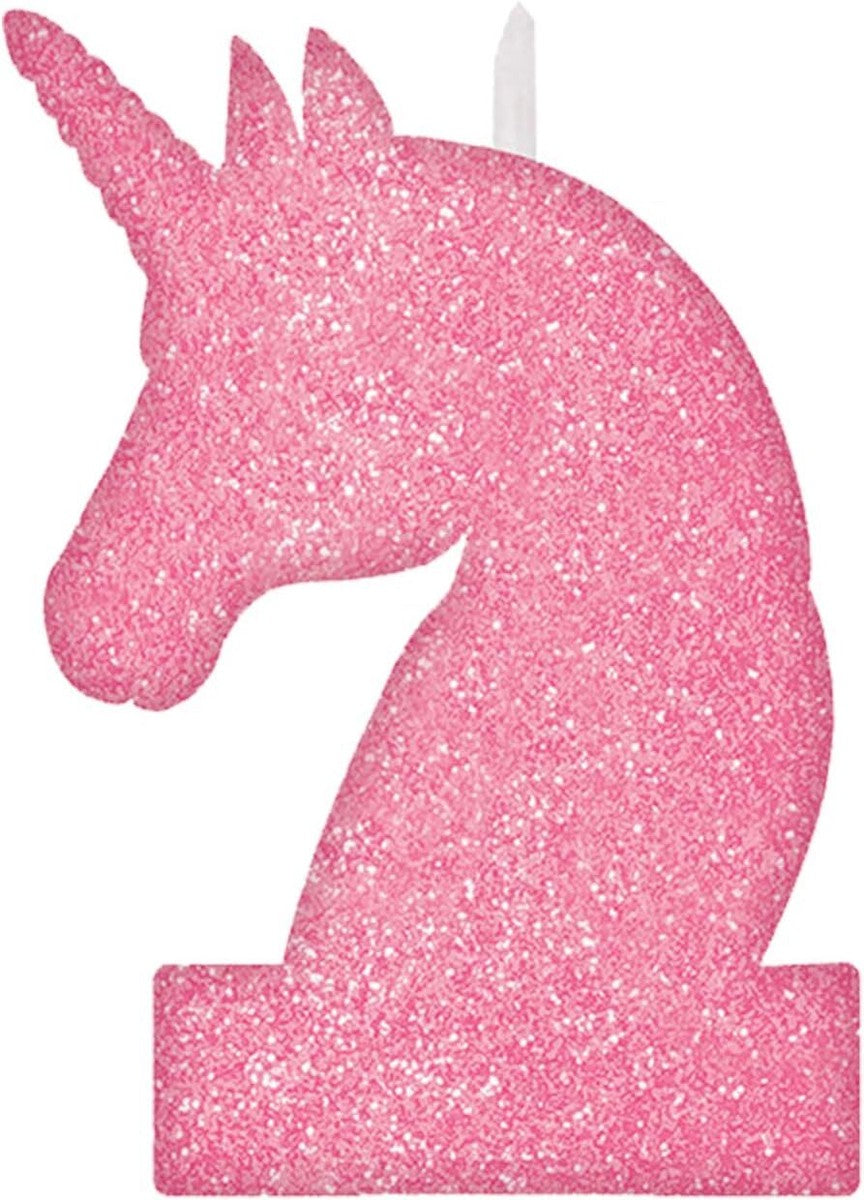 Glitter Unicorn candle