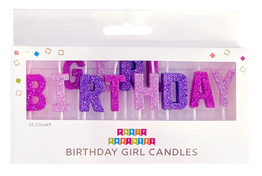 Boy and Girl Party Partners Candles
