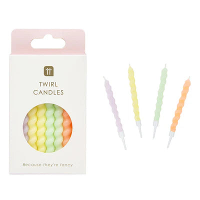 TWIRL PASTEL CANDLES