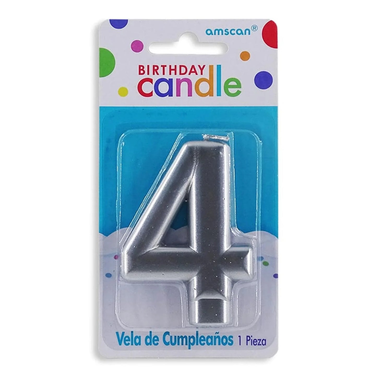 Candle Metallic Numeber