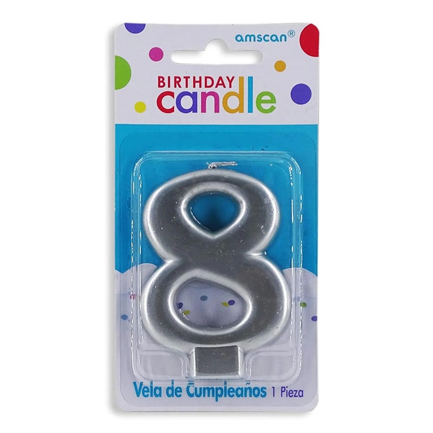 Candle Metallic Numeber