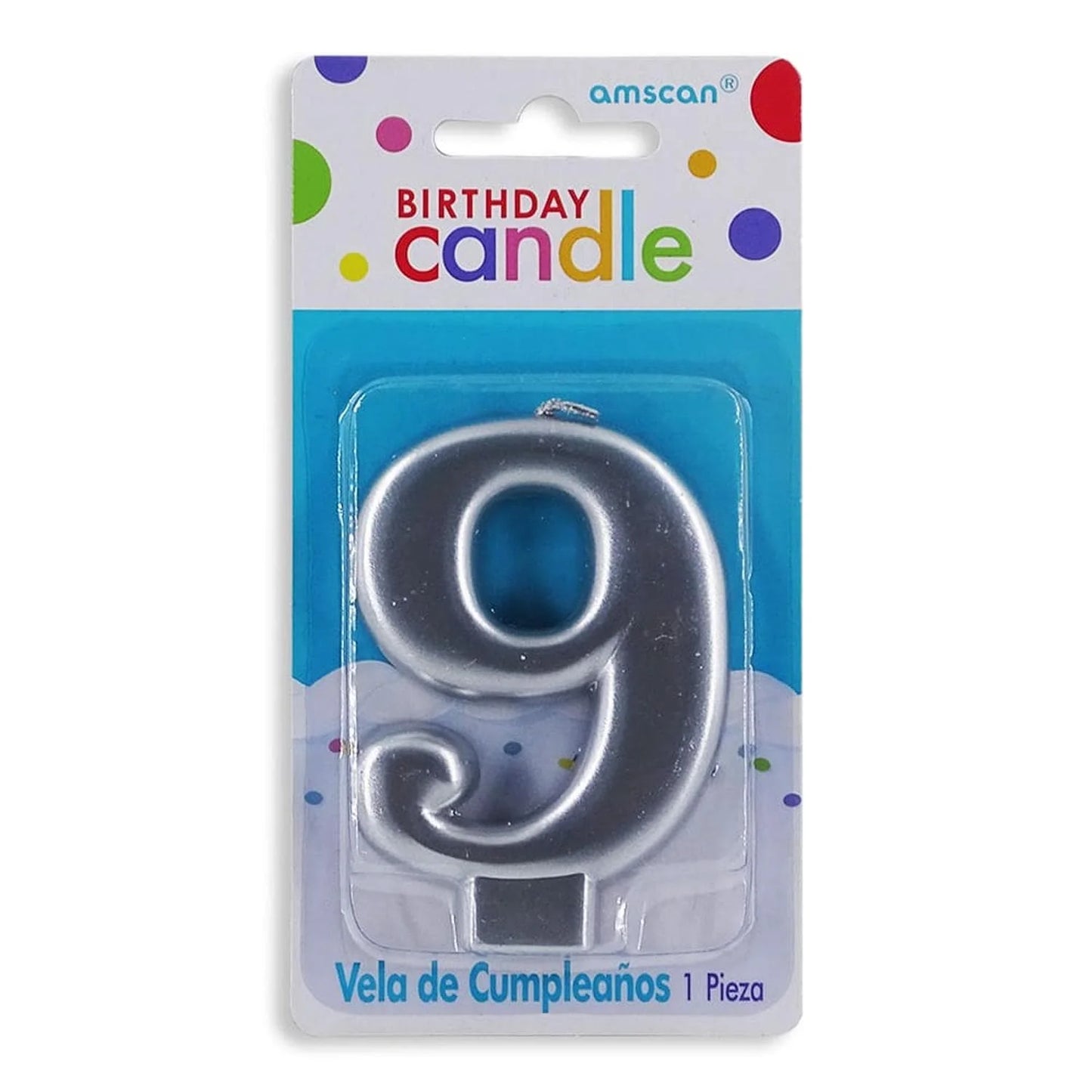 Candle Metallic Numeber