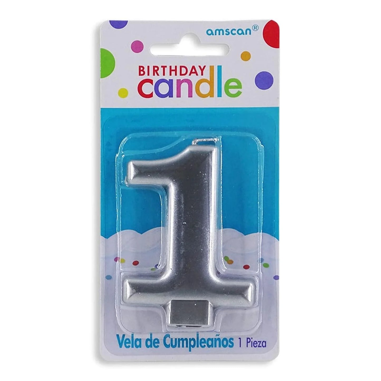 Candle Metallic Numeber