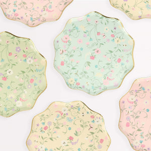 Ladurée Paris Floral Side Plates|Meri Meri