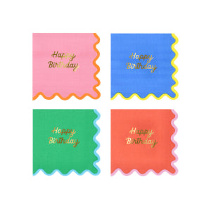 Wiggle Edge Small Napkins|Meri Meri