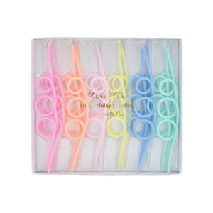 Pastel Loopy Candles|Meri Meri