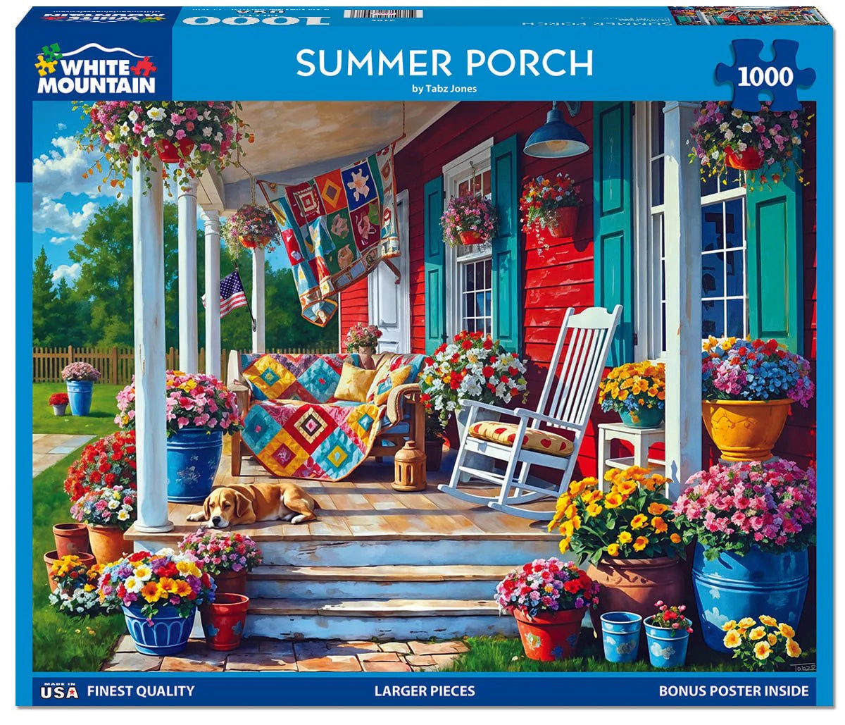 SUMMER PORCH (2106PZ) - 1000 PIECE JIGSAW PUZZLE