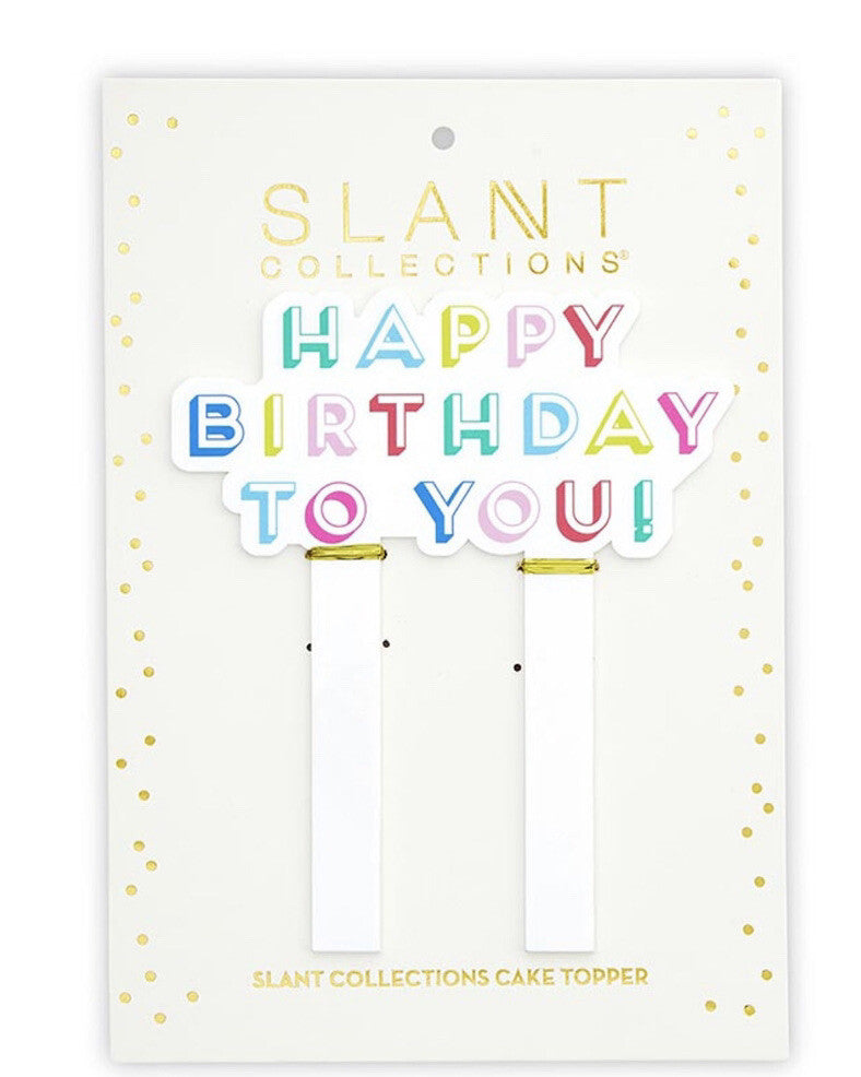 Happy Birthday Confetti Size 7in x 10in h